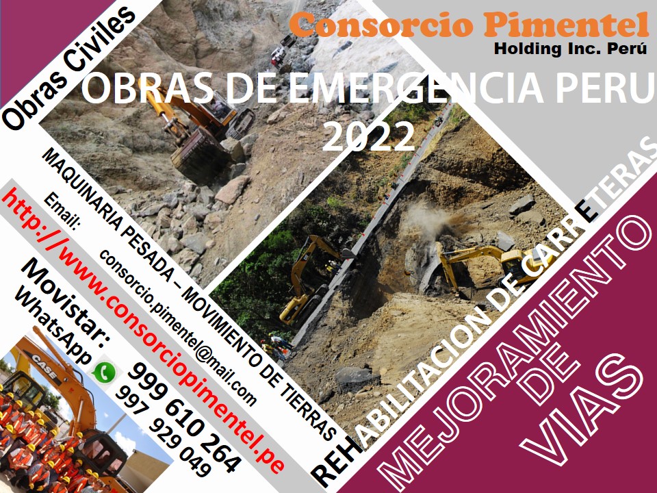 Descolmatación de Ríos Defensas Ribereñas PERU 2023 Obras de Emergencia